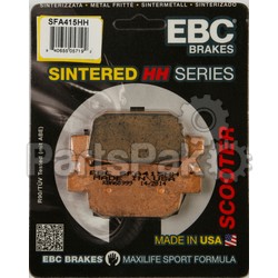 EBC Brakes SFA415HH; Brake Pads; 2-WPS-153-415H