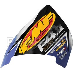 FMF 014821; Fmf 4.1 Ti Crbn End Cap Rct Wrap Decal Rplc