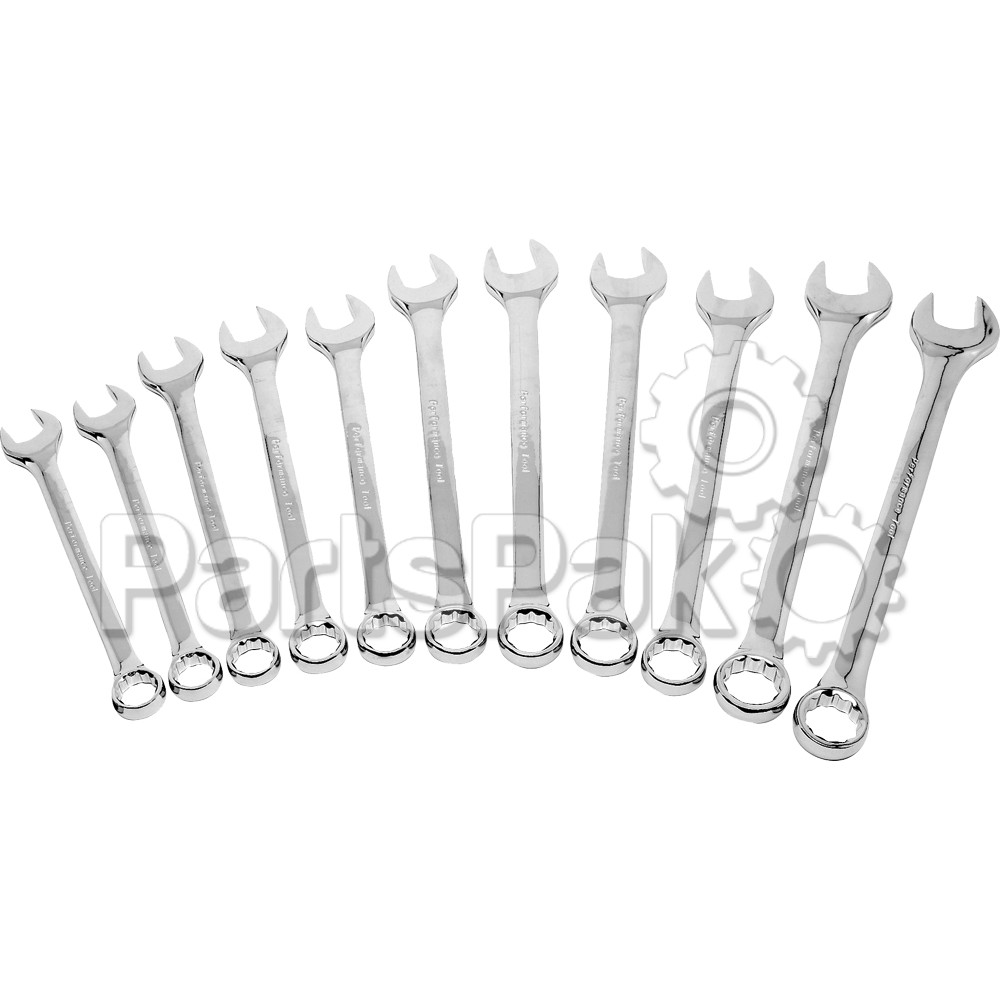 WPS - Western Power Sports W1061; 11 Pc Sae Combo Wrench Set