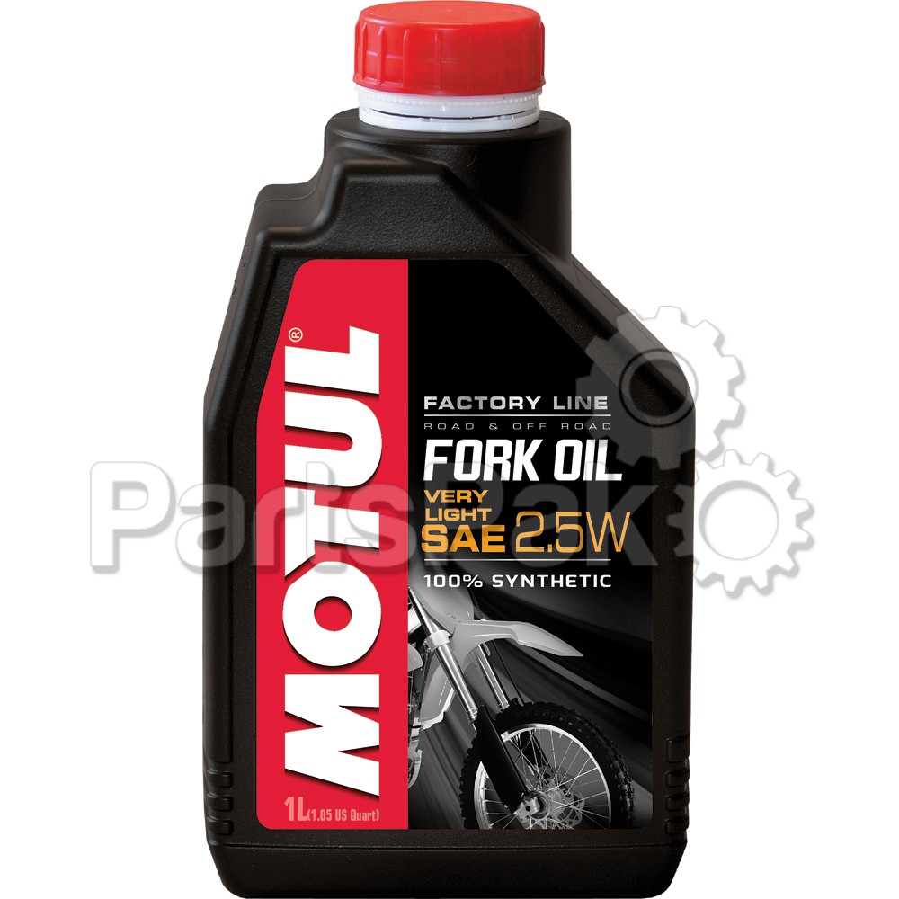 Motul 105962; (Single Item) Fork Oil Very Lt 2.5W Factory Line Liter
