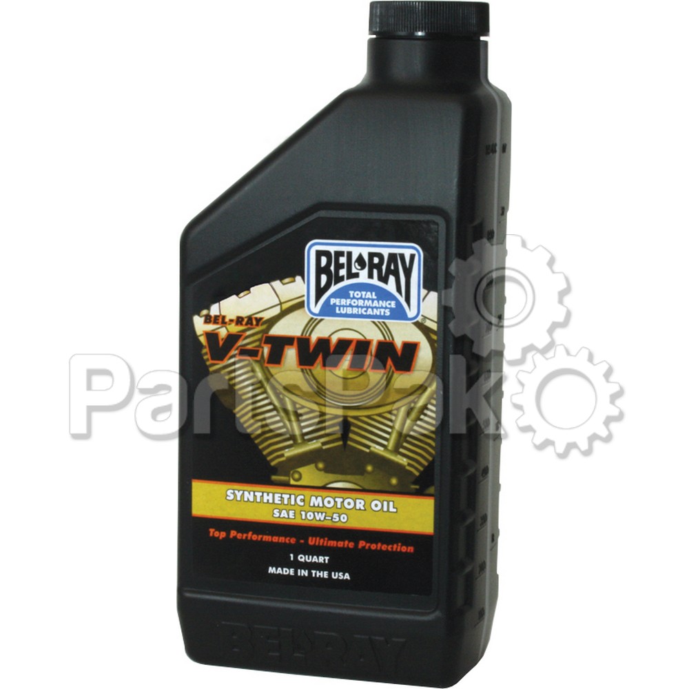 Bel-Ray 96915-BT1QB; V-Twin Synthetic Motor Oil 10W