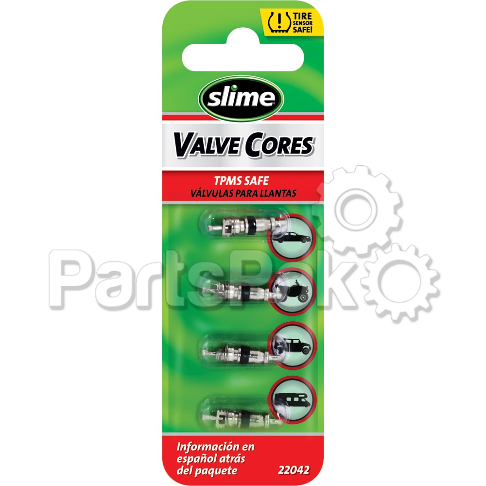 Slime 22042; 4/Pc Valve Cores Short