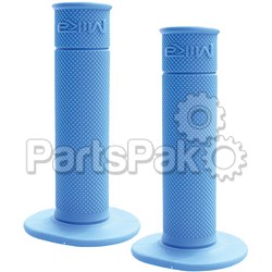 Mika Metals GRIPS-BLUE; 50/50 Waffle Grips (Blue)