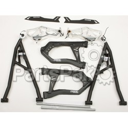Skinz PAA250-FBK; A-Arms Without Shocks Pol Fl At Black Rush 42-inch Snowmobile