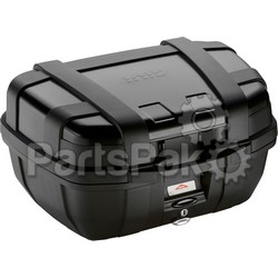 Givi TRK52B; Trekker Top Case 52L 23.6X12.4X18.1-inch  Black; 2-WPS-270-6006BK