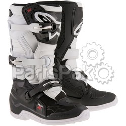 Alpinestars 2015017-12-8; Tech 7S Boots Black / White Size 08; 2-WPS-482-25208