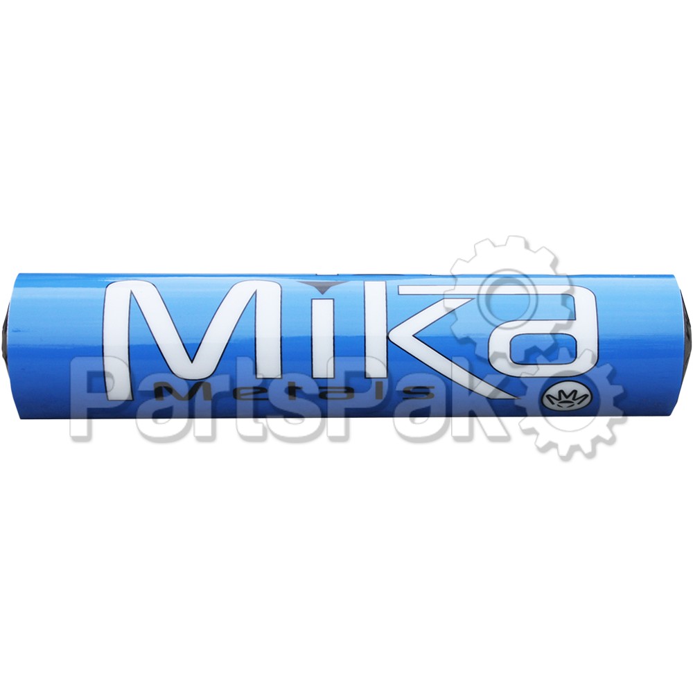 Mika Metals BLUE; Injection Molded Bar Pad Big Bike (Blue)