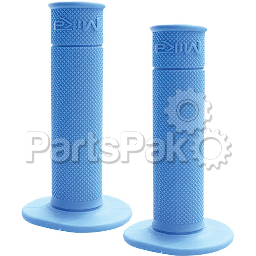 Mika Metals GRIPS-BLUE; 50/50 Waffle Grips (Blue)