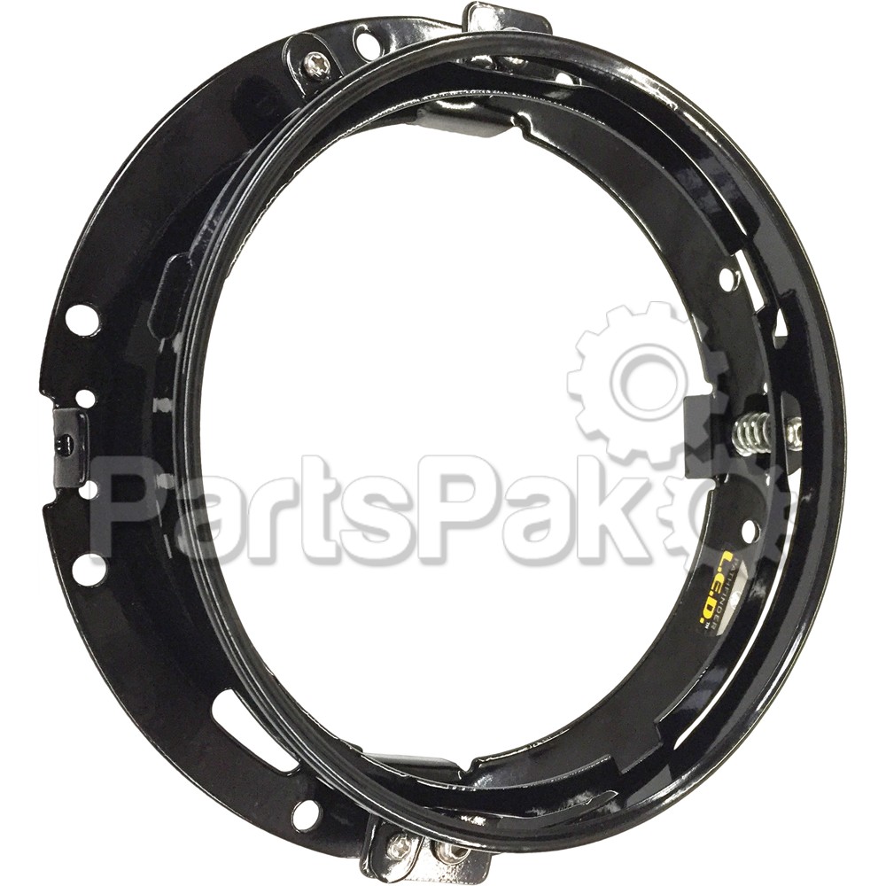 WPS - Western Power Sports HD7R2B; Adapter Ring And Wiring Harness Mounting Bracket Black