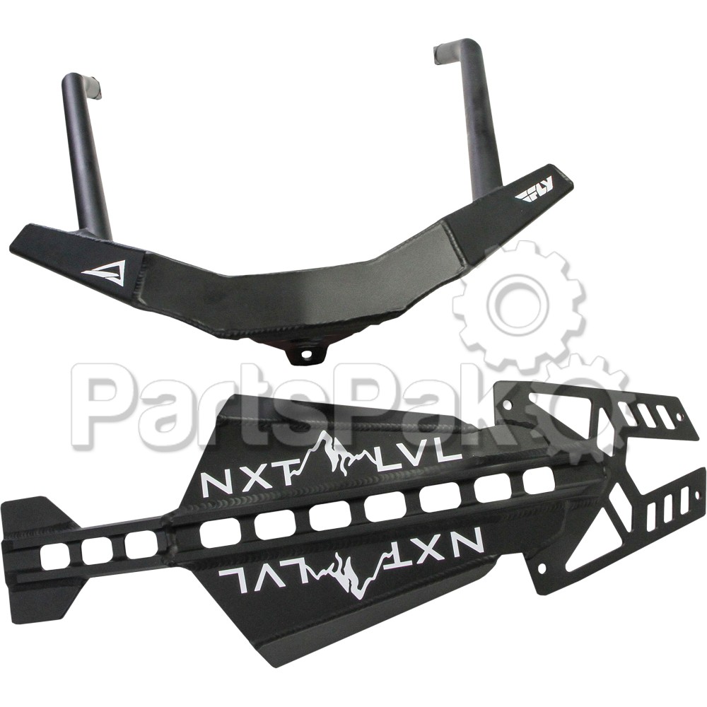 SPG NXPFB225-FBK; Nxt Lvl Frt Bumper Fits Polaris Black Axys Snowmobile