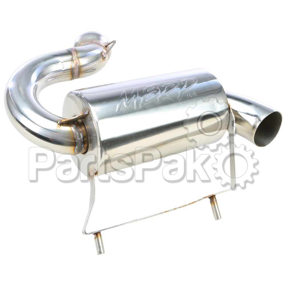 MBRP 2220210; Mbrp Silencer Std Stainless Fits Artic Cat M5/M6/M8 Crossfire 6/8 Snowmobile