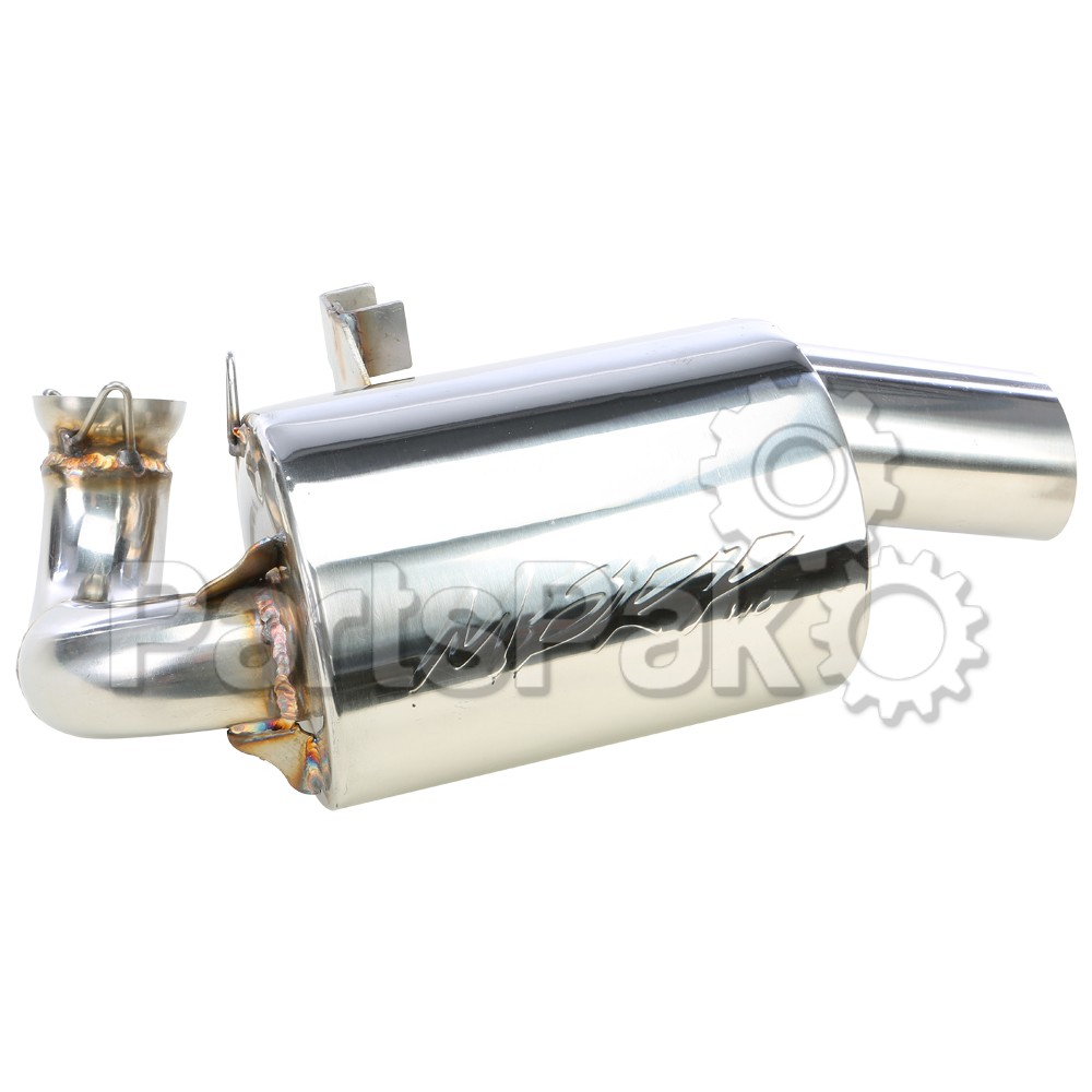MBRP 428T209; Mbrp Silencer Trail Stainless Fits Polaris Pro 600/800 Snowmobile