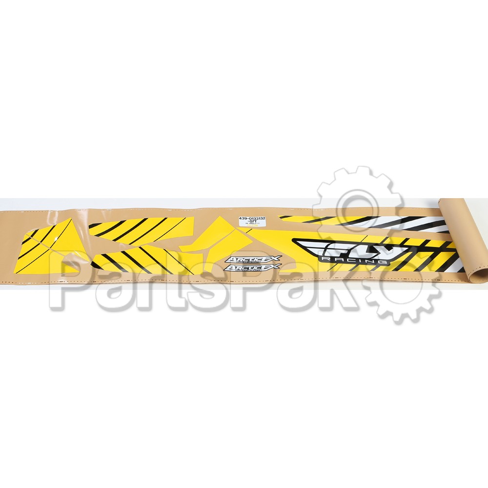 ArcticFX 01-3-31-32-07-T; Tank / Tunn Kit Three.4 Yellow Fits Ski-Doo Fits SkiDoo Xm