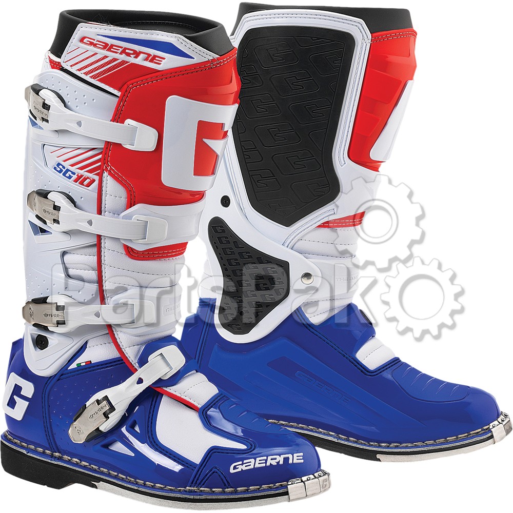 Gaerne 2190-026-008; Sg-10 Boots Red / White / Blue 8
