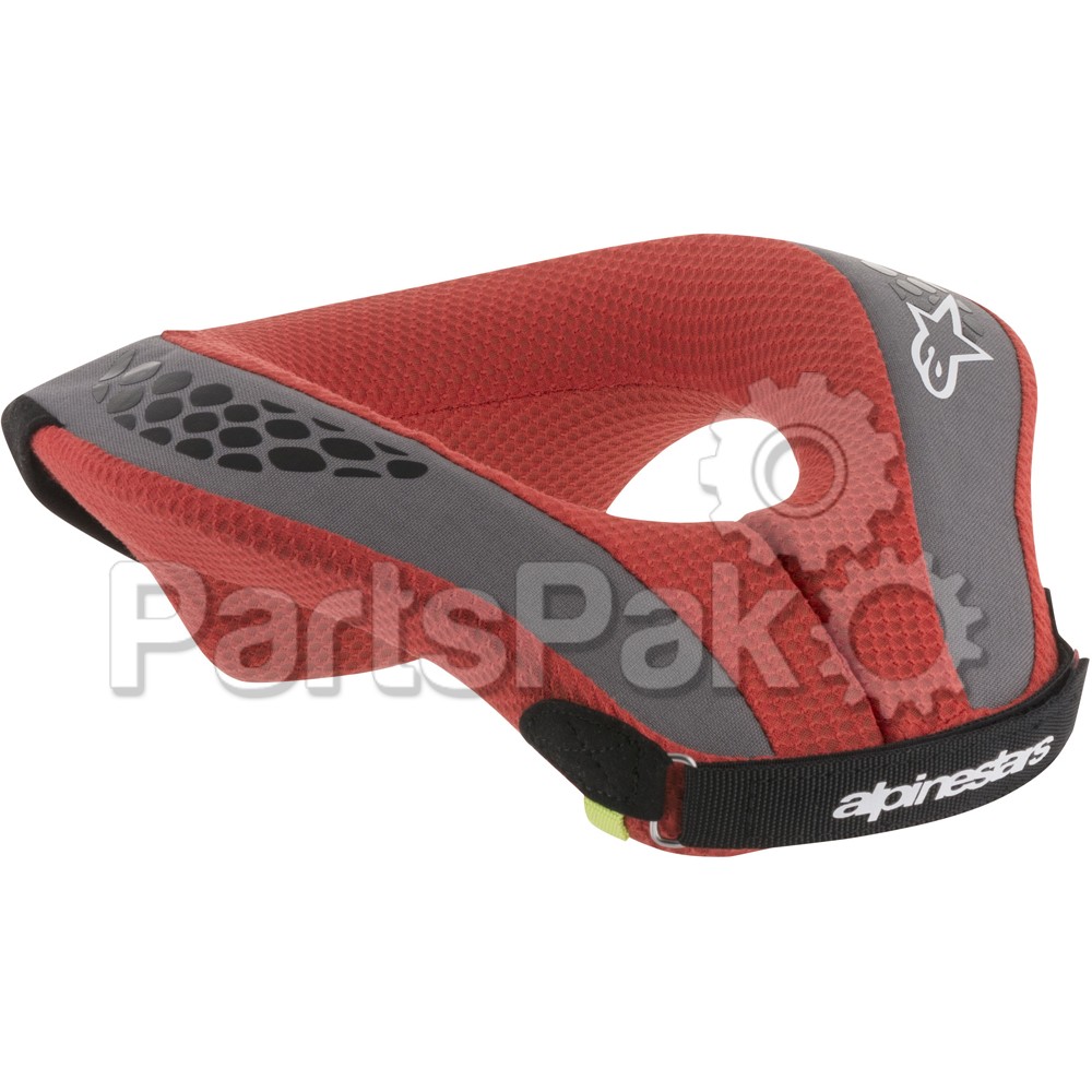 Alpinestars 6741018-13-S/M; Youth Sequence Neck Support Black / Red Ys / Ym