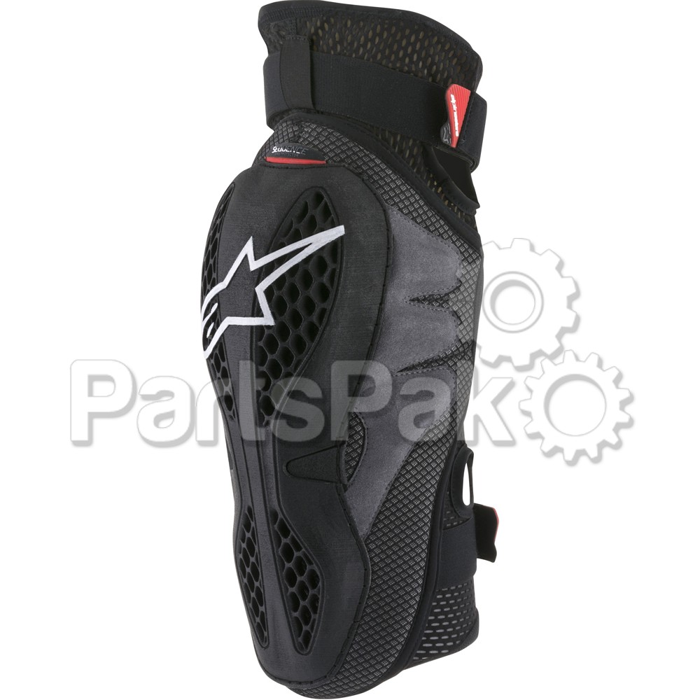 Alpinestars 6502618-13-L/XL; Sequence Knee Protectors Black / Red Lg / Xl