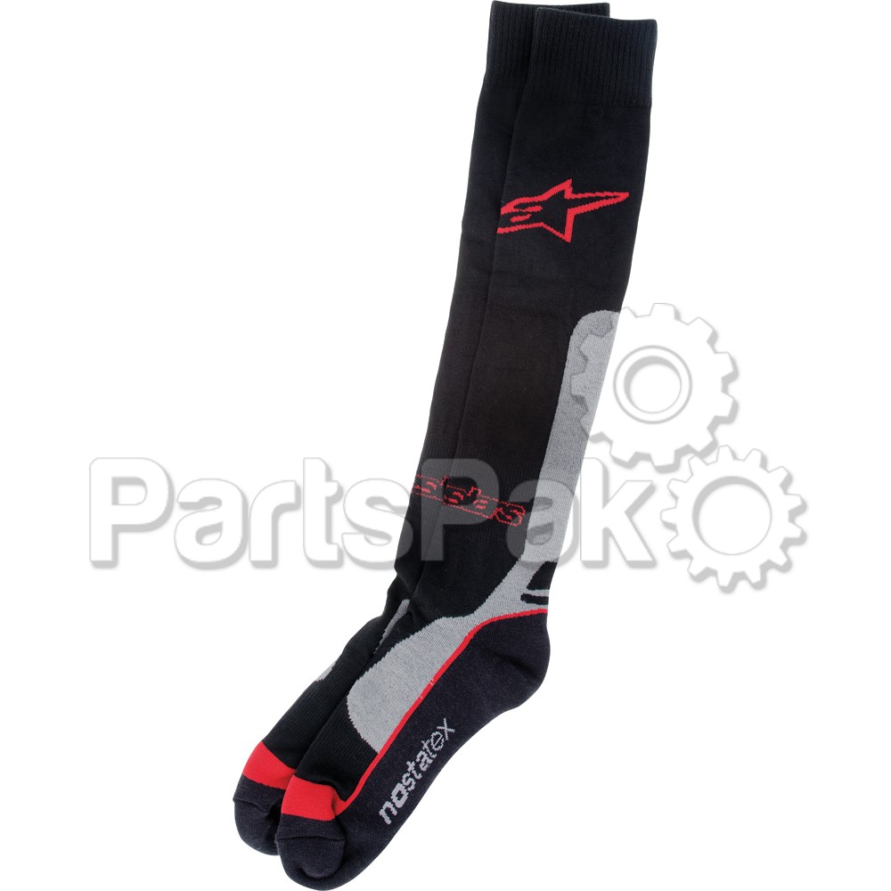 Alpinestars 4702014-131-L/2X; Pro Coolmax Socks Red Lg-2X