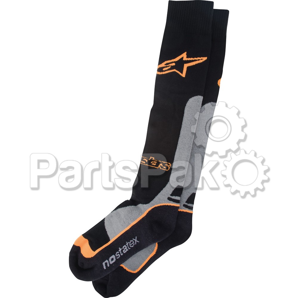 Alpinestars 4702014-174-L/2X; Pro Coolmax Socks Orange Lg-2X