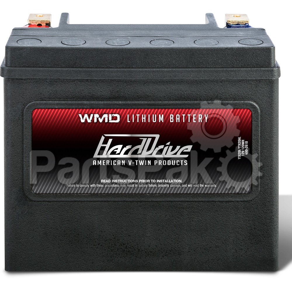 Harddrive HJVT-1-FPP; Wmd Lithium Battery 500 Cca Hjvt-1-Fpp 12V / 120Wh