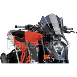 Puig 7014F; Windshield Nng Sport Fits KTM Superduke 1290 R Dark Smok; 2-WPS-561-1708D