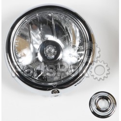 National Cycle 90-910506-000; Light Assembly Chrome Shell 25W