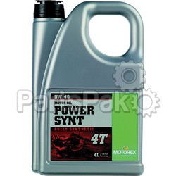 Motorex 102268; Power Synthetic 4T 5W40 (4 Liters); 2-WPS-580-0191