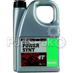 Motorex 110452; Power Synthetic 4T 10W50 (4 Liters); 2-WPS-580-0211
