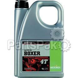 Motorex 102295; Boxer 4T 15W50 (4 Liters); 2-WPS-580-0246