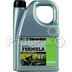 Motorex 102310; Formula 4T 10W40 (4 Liters); 2-WPS-580-0256