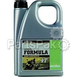Motorex 102316; Formula 4T 15W50 (4 Liters); 2-WPS-580-0261