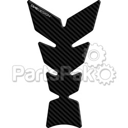 WPS - Western Power Sports CGAN101P; Soft Touch Matte Carbon Look Tankpad; 2-WPS-623-1044
