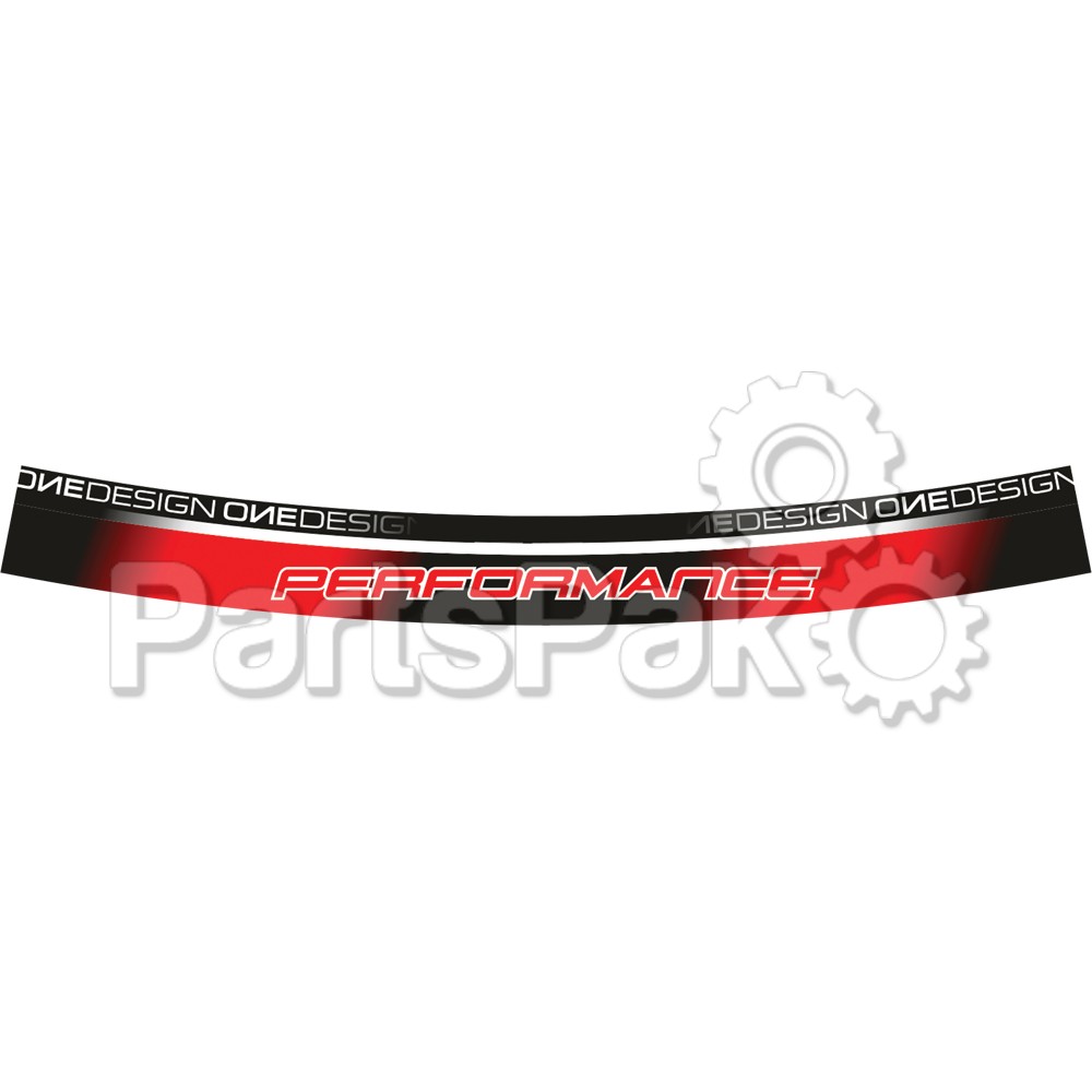 WPS - Western Power Sports DCWR3P; Wheel Stripe Glow Red