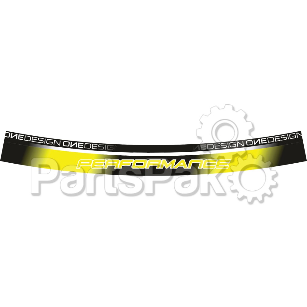 WPS - Western Power Sports DCWR5P; Wheel Stripe Glow Yellow