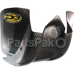 WPS - Western Power Sports 308050; Carbon Fiber Skid Plate; 2-WPS-670-308050