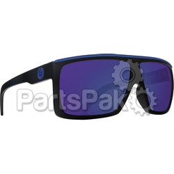 Dragon 286846408044; Fame Sunglasses Matte Black H2 W / Blue Ion Lens