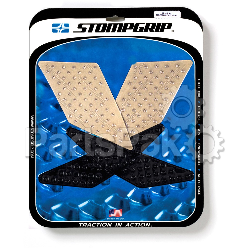 Stompgrip 55-10-0103; Kit - Volcano (Clear)