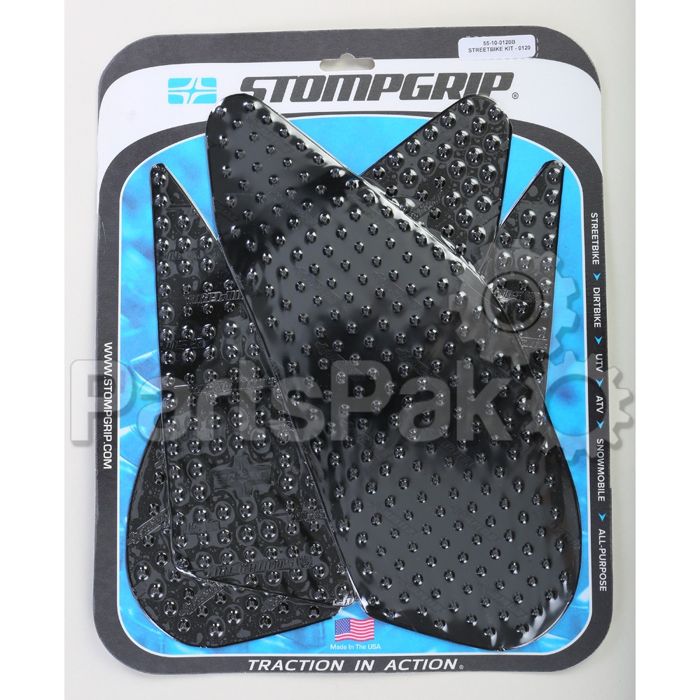 Stompgrip 55-10-0120B; Street Traction Pad Black