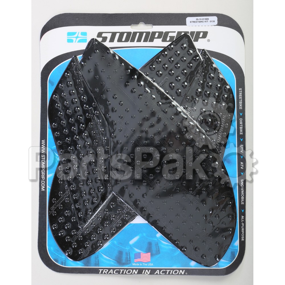 Stompgrip 55-10-0136B; Street Traction Pad Black