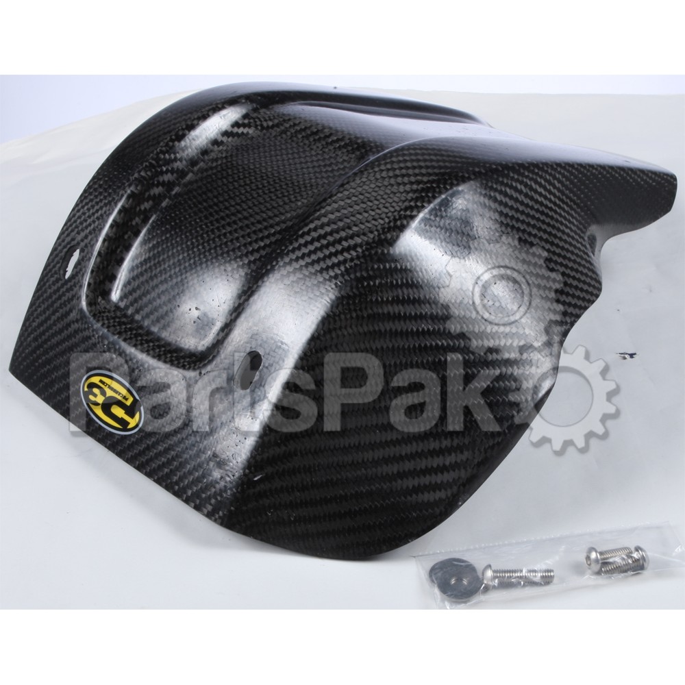 WPS - Western Power Sports 307052; Skid Plate (Carbon Fiber)