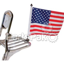 Pro Pad RFM-SQ; Usa 6X9 Flag And Mount For Square Luggage Rack