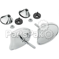Harddrive 270332; Tapered Faring Mirrors Chrome; 2-WPS-820-52389
