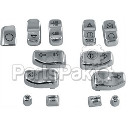 HARDDRIVE 302268 Saddle Bag Latch Covers Chrome