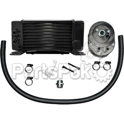 Jagg 750-2300; Lowmount 10-Row Oil Cooler System (Black)