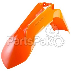 Acerbis 2314215226; Front Fender '16 Orange; 2-WPS-23142-15226