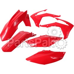 Acerbis 2314400227; Plastic Kit Fits Honda Red; 2-WPS-23144-00227