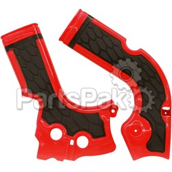 Acerbis 2374241018; X-Grip Frame Guard Red / Black; 2-WPS-23742-41018