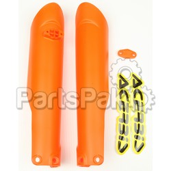 Acerbis 2401265226; Fork Cover Set '16 Orange; 2-WPS-24012-65226