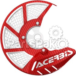 Acerbis 2449490004; X-Brake Vented Red; 2-WPS-24494-90004