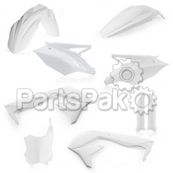 Acerbis 2449570002; Full Plastic Kit Kx450F '16 Wh; 2-WPS-24495-70002