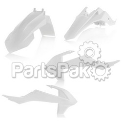 Acerbis 2449620002; Plastic Kit Sx65 '16 White; 2-WPS-24496-20002